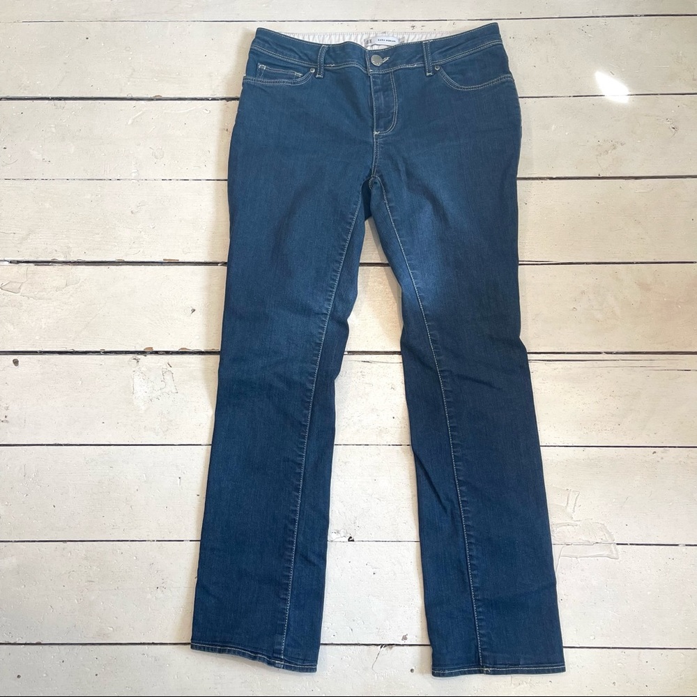 Zara dark wash stretch jeans size 10 with short inseam
